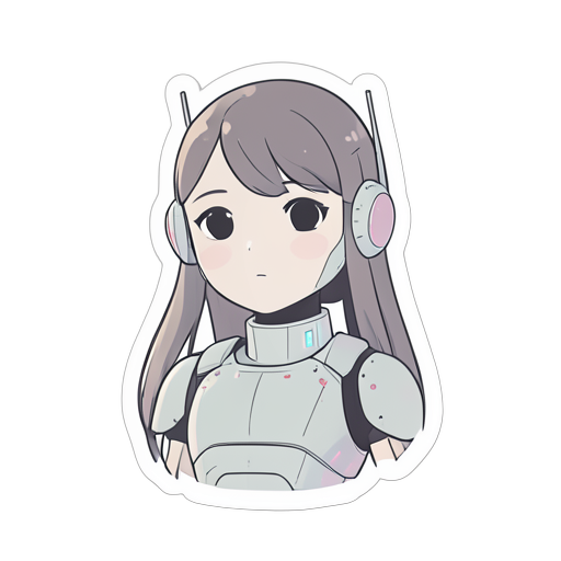 Sticker Androidine