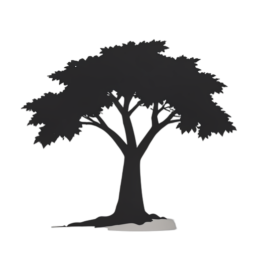 Baobab Silhouette - SVG & PNG gratuits | FreeSVGLab