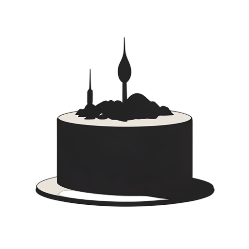 誕生日ケーキ シルエット - 無料 SVG & PNG ダウンロード | FreeSVGLab