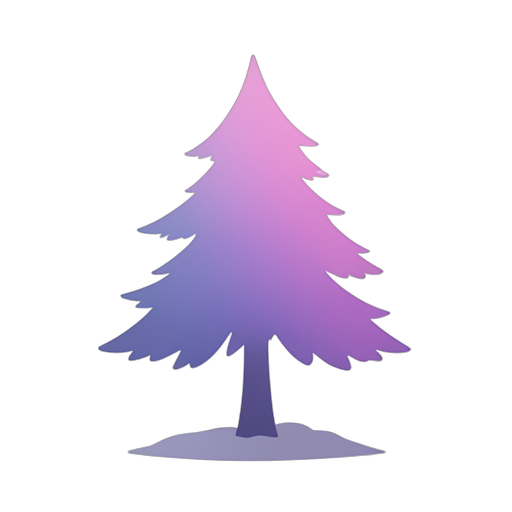 Cèdre Dégradé Moderne - SVG & PNG gratuits | FreeSVGLab