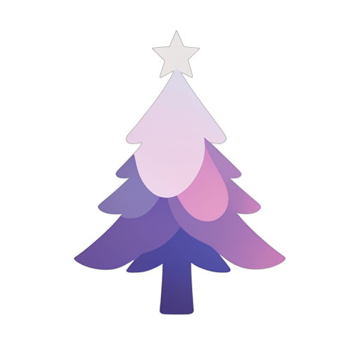Arbre de Noël Dégradé Moderne - SVG & PNG gratuits | FreeSVGLab