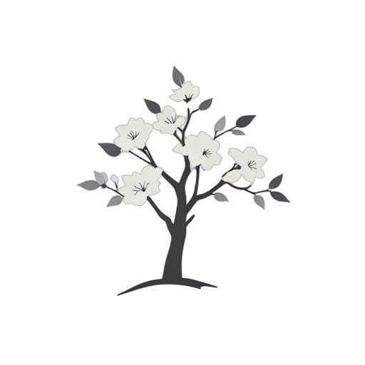 樱花树 SVG 图标 - 标志风格下载 | FreeSVGLab