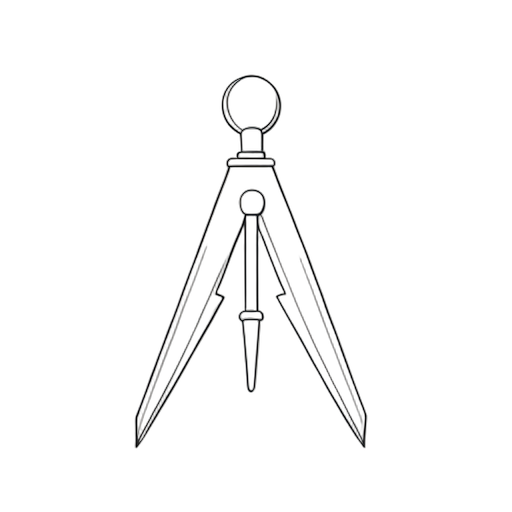compas Art au Trait - SVG & PNG gratuits | FreeSVGLab