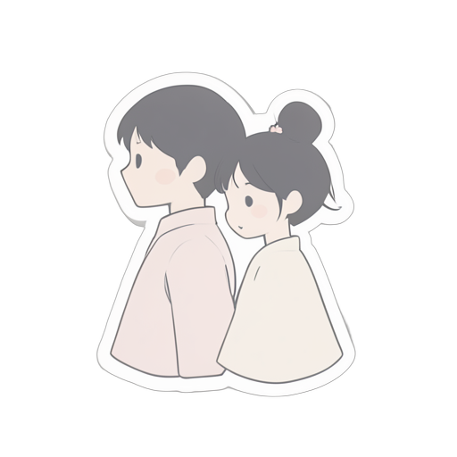 Couple Autocollant - SVG & PNG gratuits | FreeSVGLab