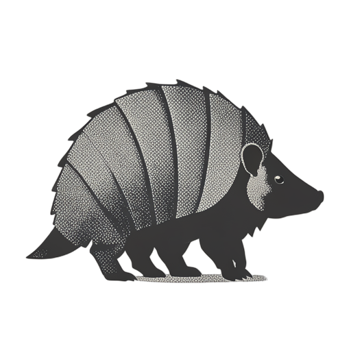 Duotone armadillo