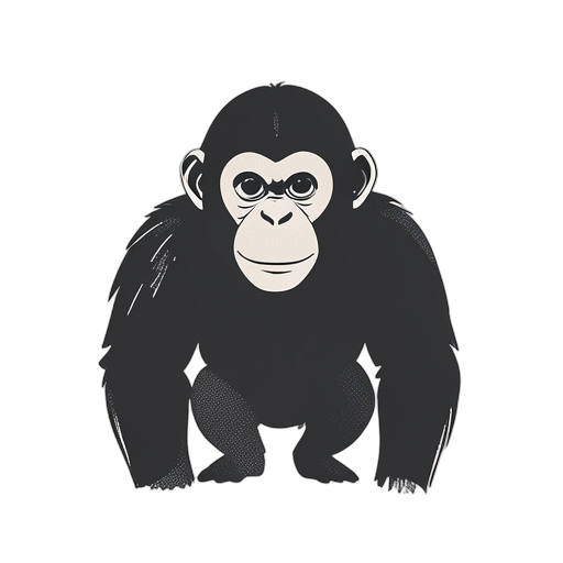 Duotone 黑猩猩