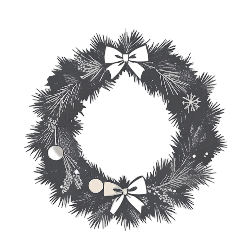 Duotone Wreath