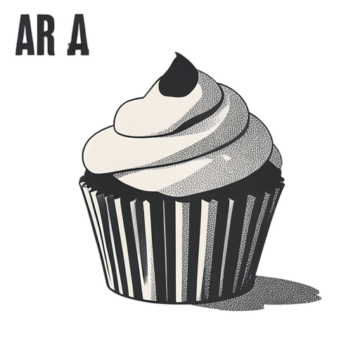 Duotone Cupcake