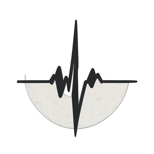 Duotone ECG Heartbeat
