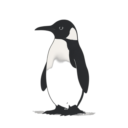 Duotone Emperor Penguin