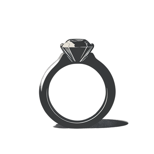 Duotone Engagement Ring