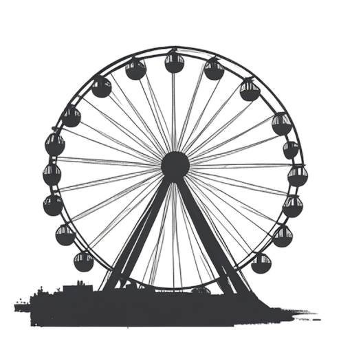 Duotone Ferris Wheel