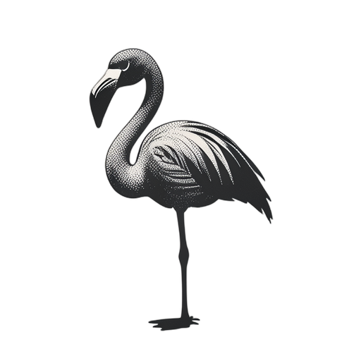 Duotone 플라밍고