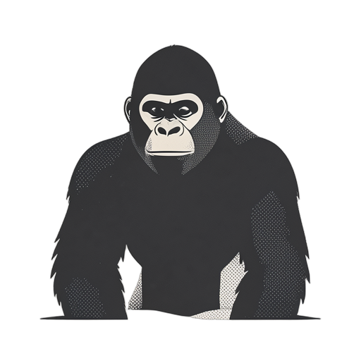 Duotone Gorilla