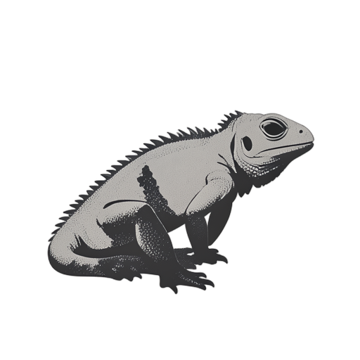Duotone iguana