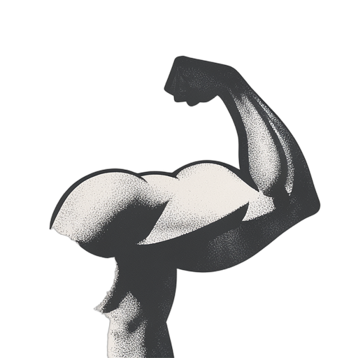 Duotone Braccio muscoloso