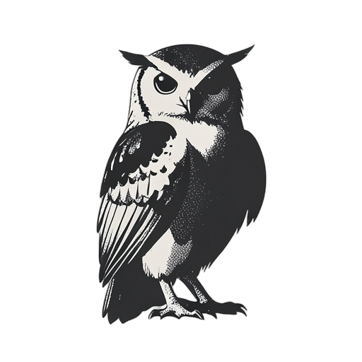 Duotone Eule