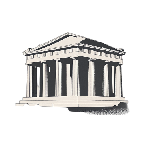 Duotone Parthenon