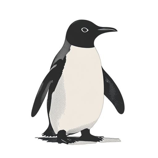 Duotone Penguin