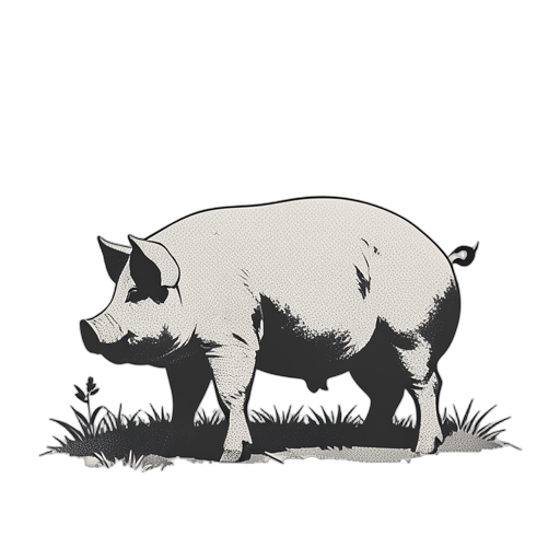 Duotone Schwein