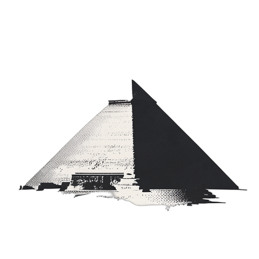 Duotone Giza Pyramid