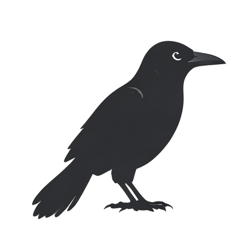 Duotone 까마귀