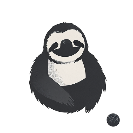 Duotone sloth