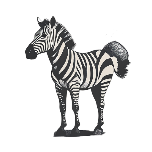 Duotone Zebra