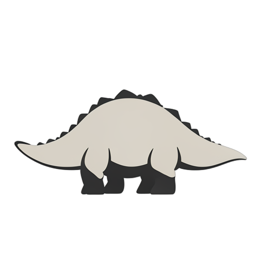 Flat Icon Ankylosaurus