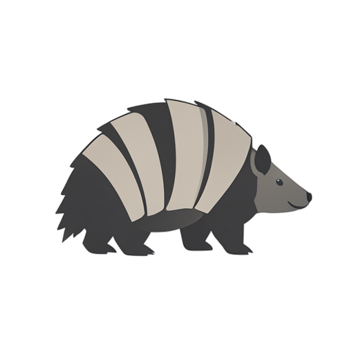 Flat Icon Armadillo