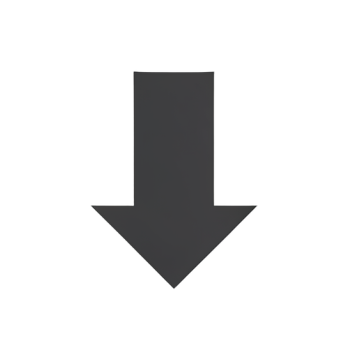 Flat Icon Arrow Down