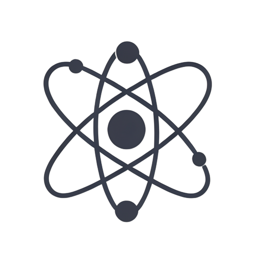 Flat Icon Atom