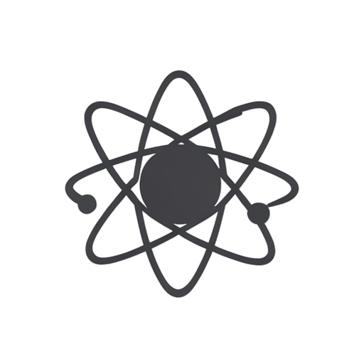 Flat Icon Atom