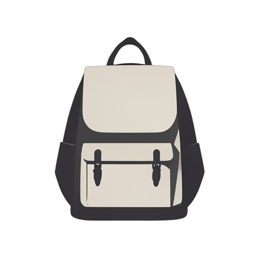 Flat Icon Backpack