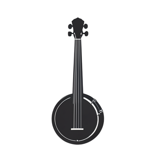 Flat Icon Banjo