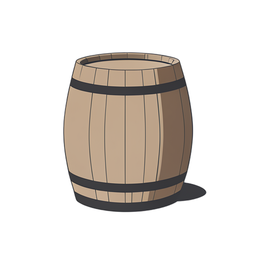 Flat Icon ถัง