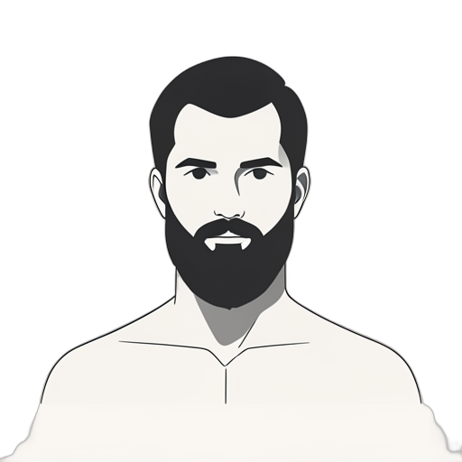 Flat Icon Baard