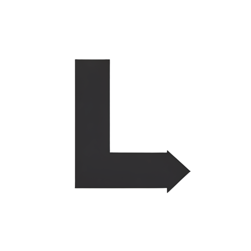 Flat Icon Bent Arrow