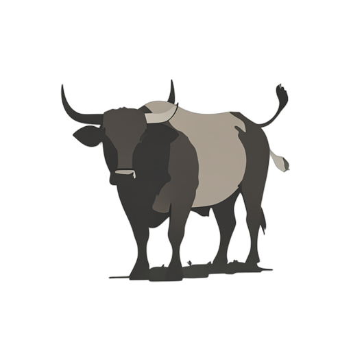 Flat Icon Bull