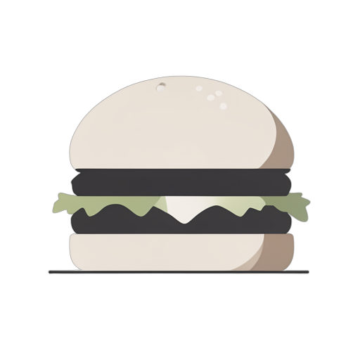 Flat Icon Burger