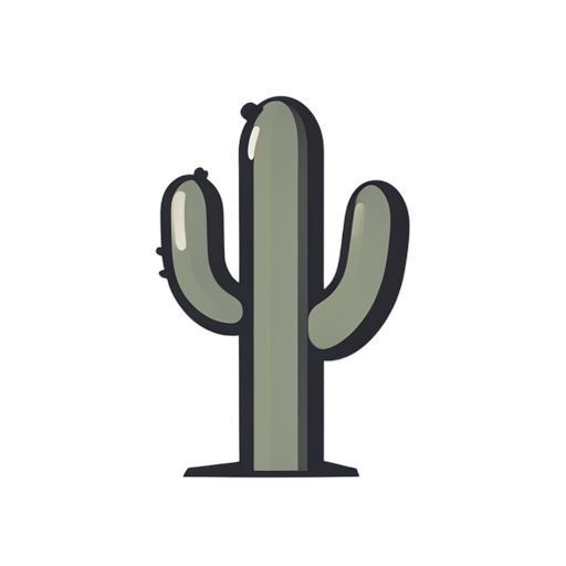 Flat Icon Cactus