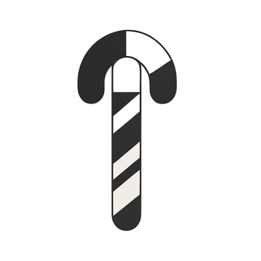Flat Icon Bastoncino di zucchero