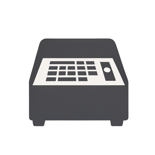 Flat Icon 收银机