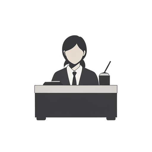 Flat Icon Cashier
