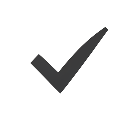 Flat Icon Check Mark