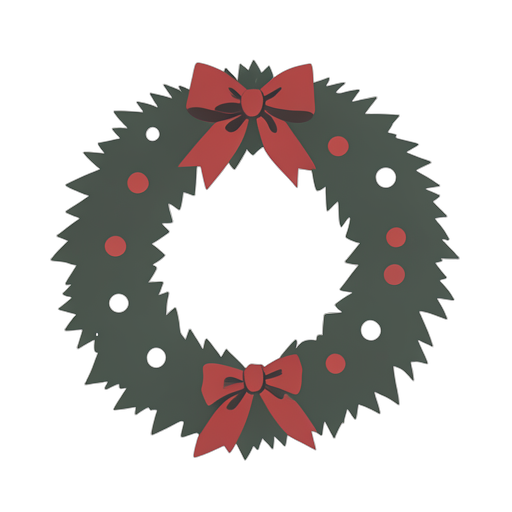 Flat Icon Wreath