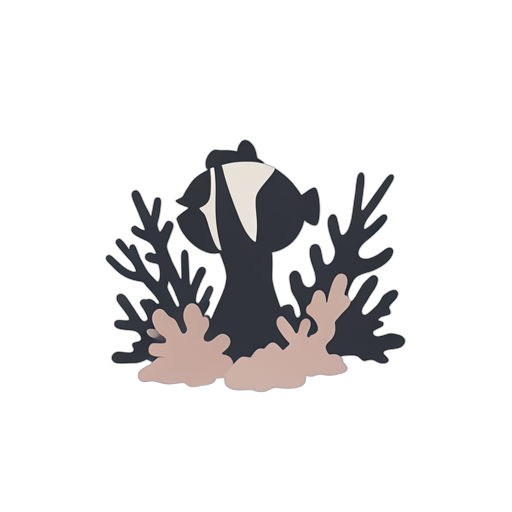 Flat Icon Coral