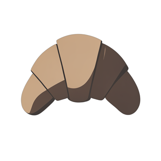 Flat Icon Croissant