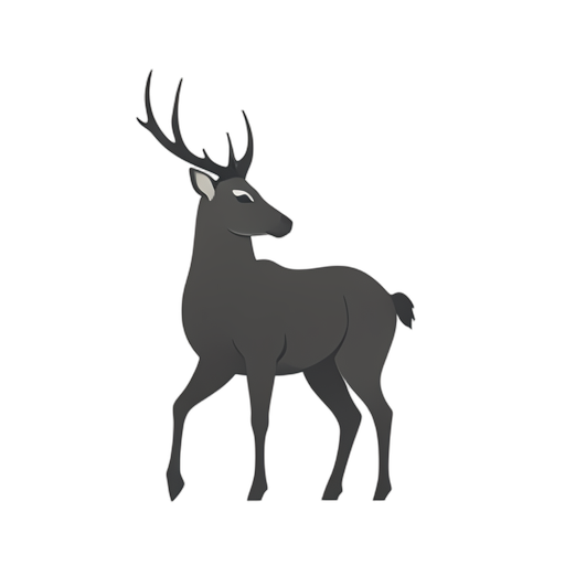 Flat Icon Deer
