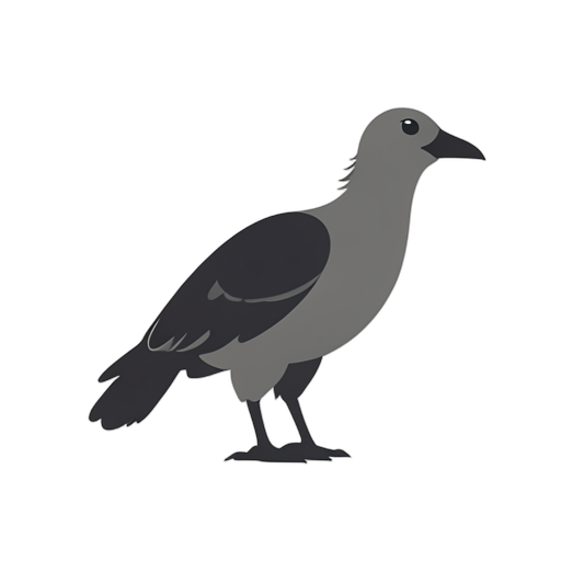 Flat Icon Dodo Bird